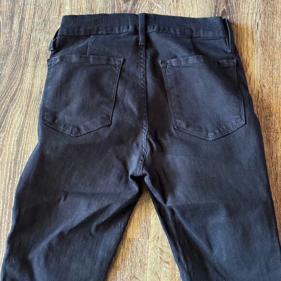 Frame Black Denim Flare Skinny Jeans Size 26 - Picture 6 of 9